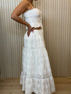 Embroidered White Set