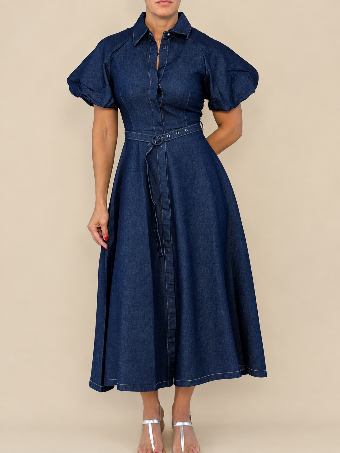 Bubble Denim Dress
