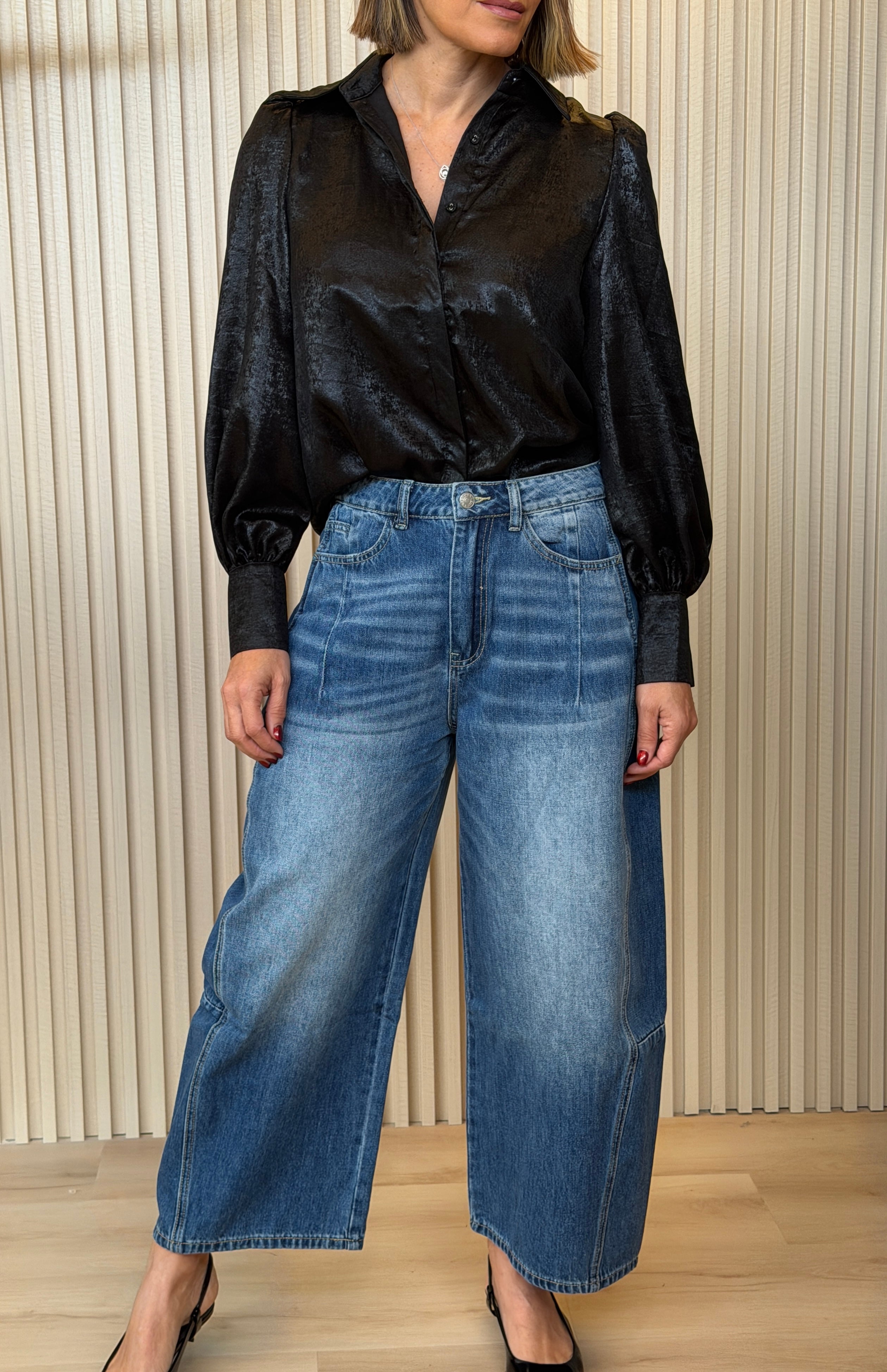 Good Luck Barrel Jean