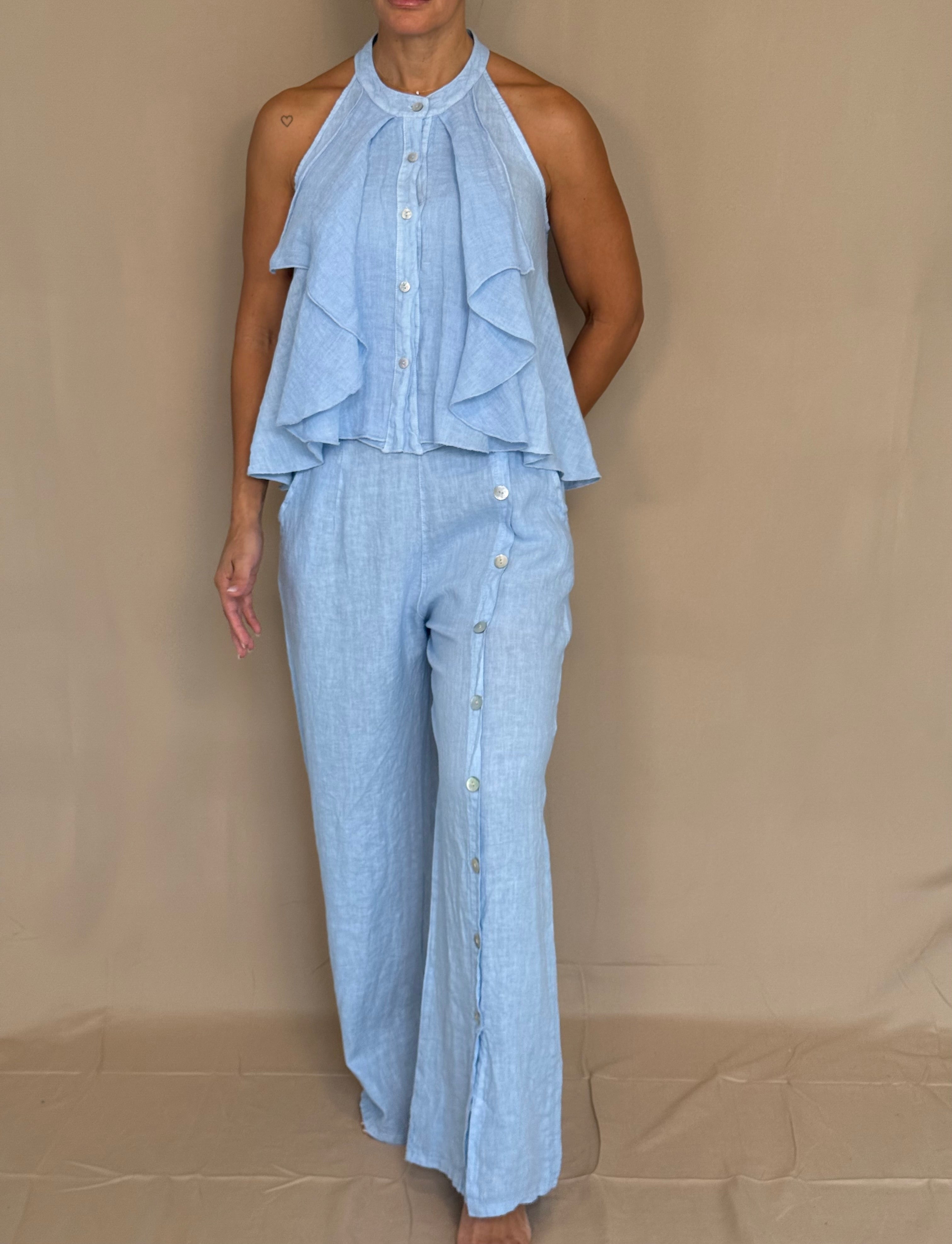 Baby Blue Linen Muse