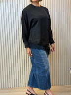 Asymmetric Lace Blouse