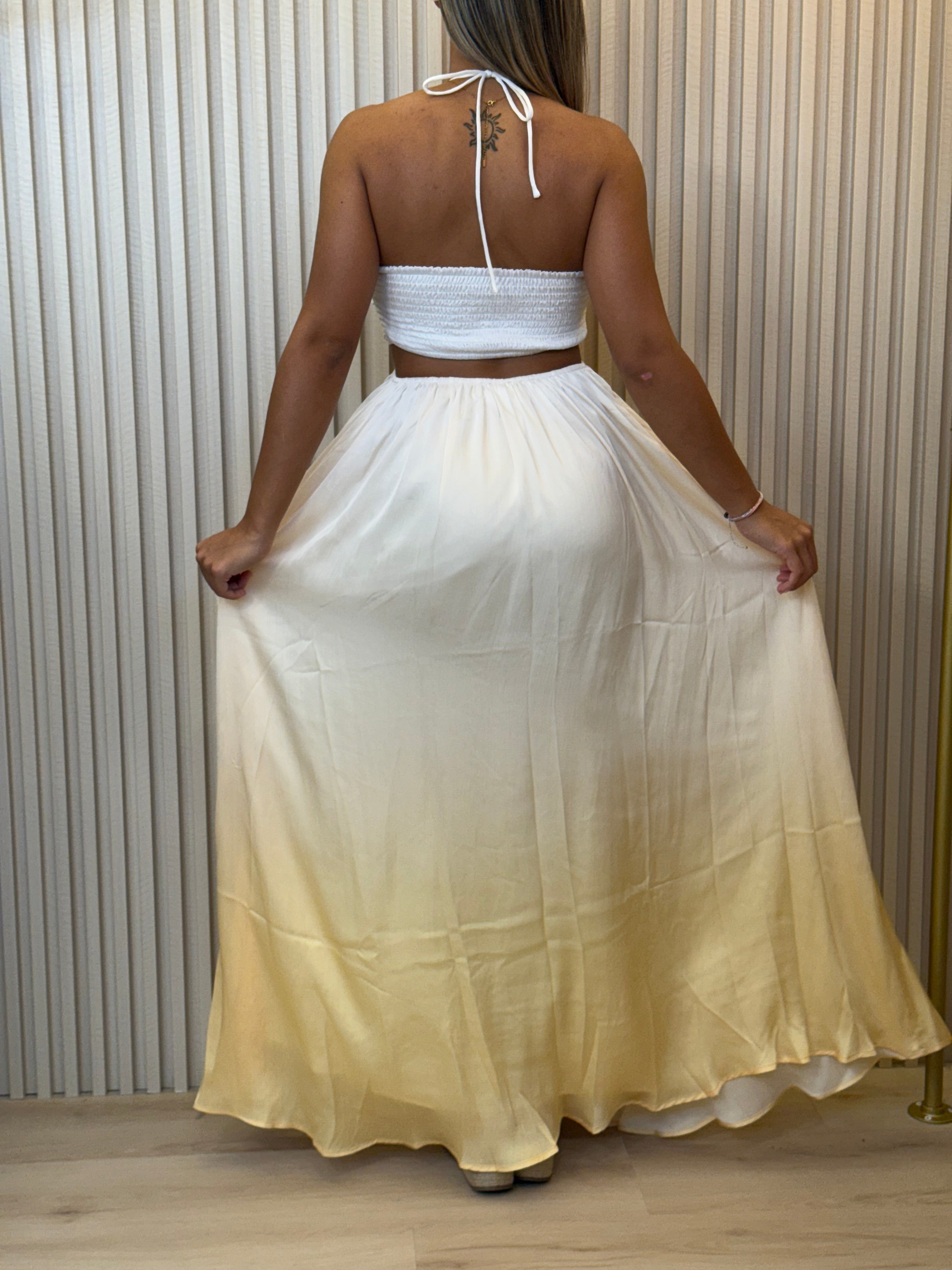 Ombre Seashell Maxi Dress