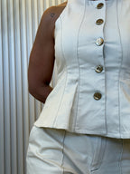 Ivory Vest Set