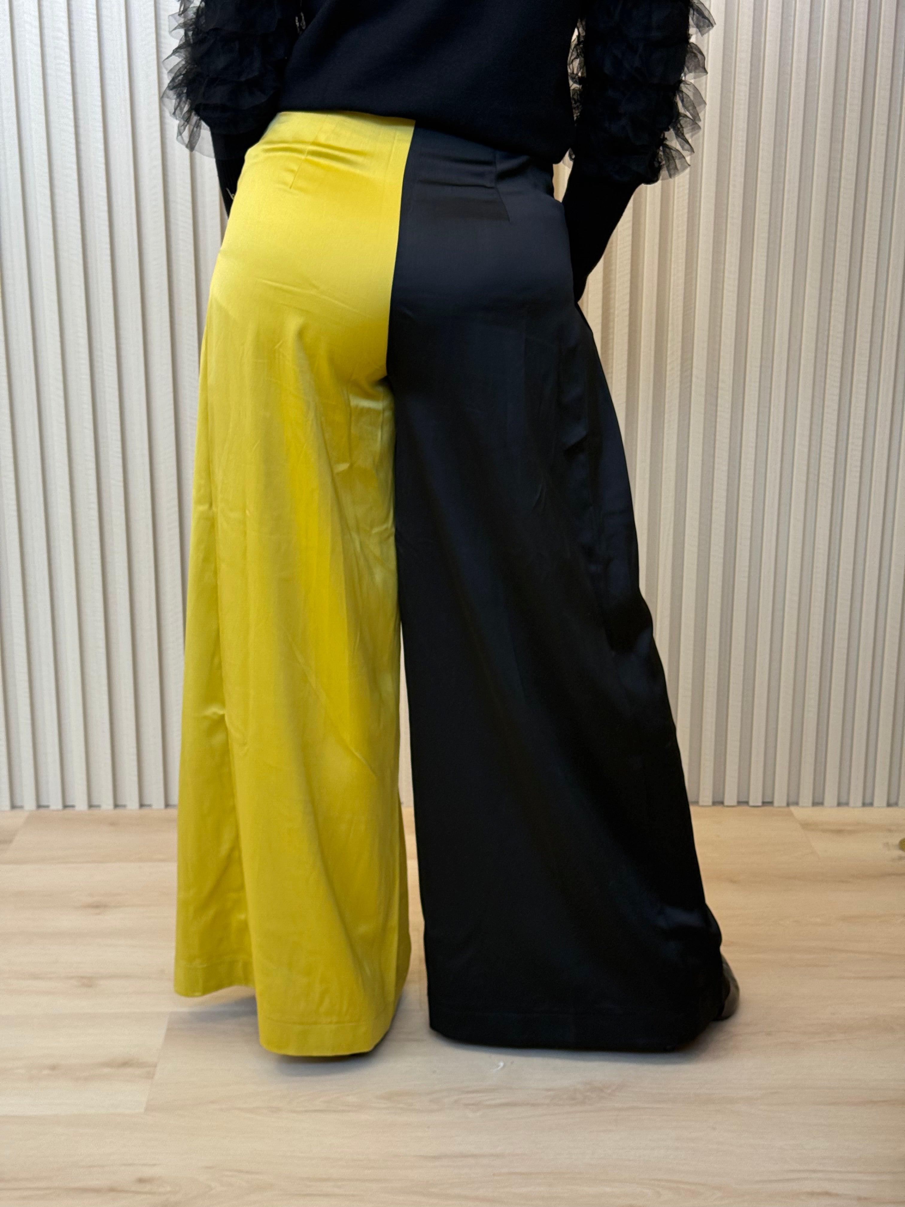 Color Block Wide Palazzo