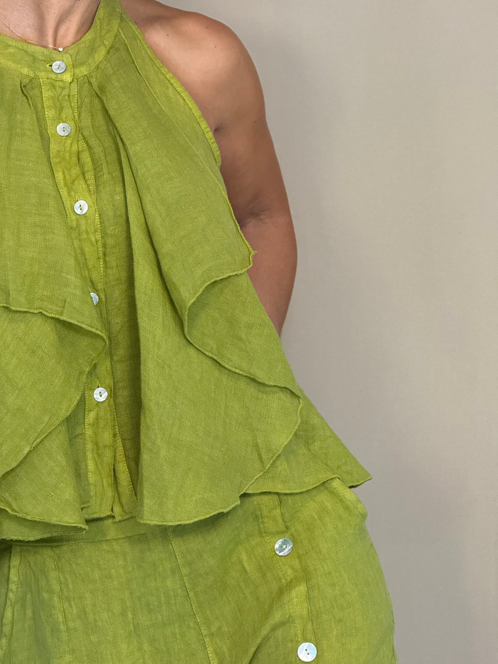 Pistachio Linen Muse Set