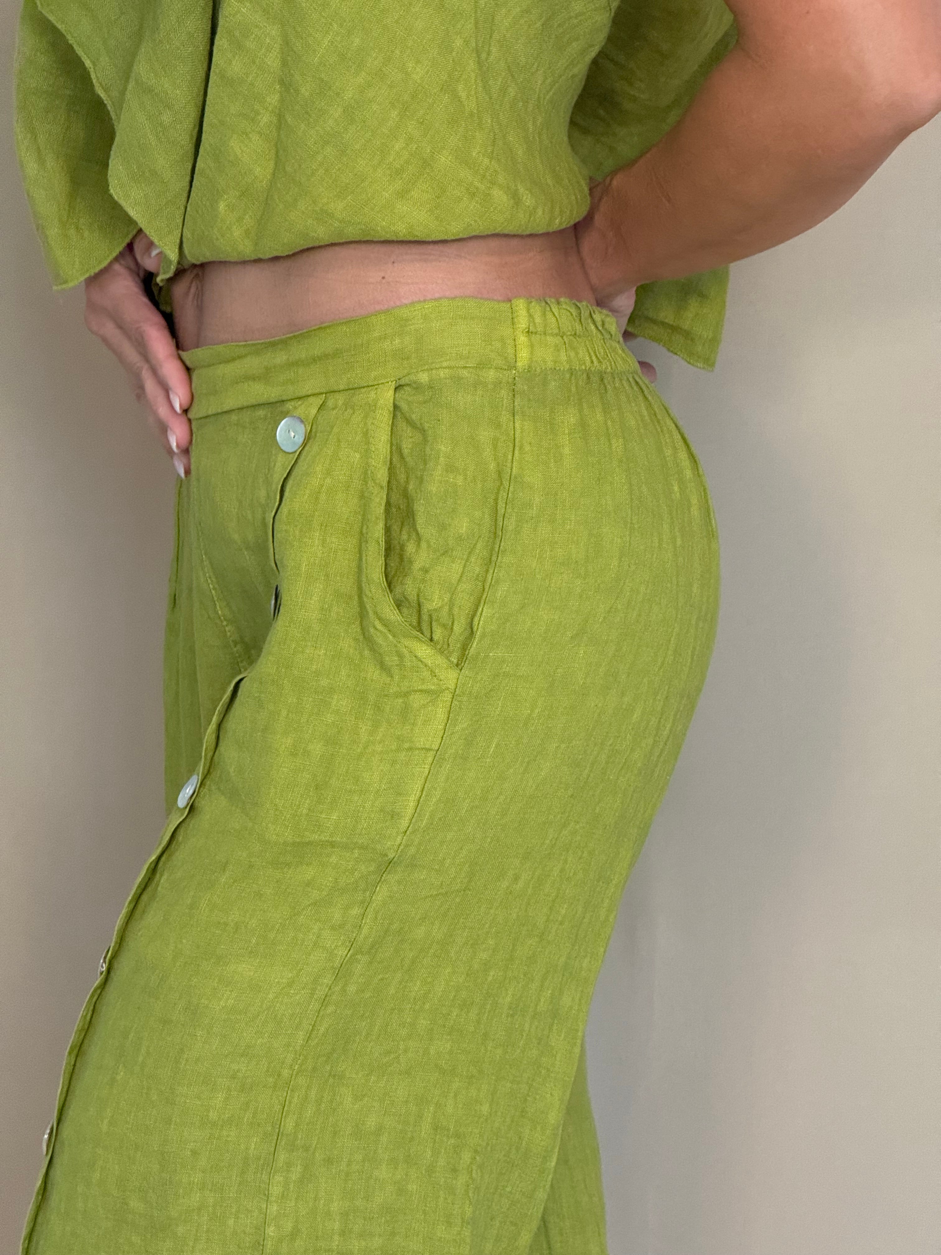 Pistachio Linen Muse Set