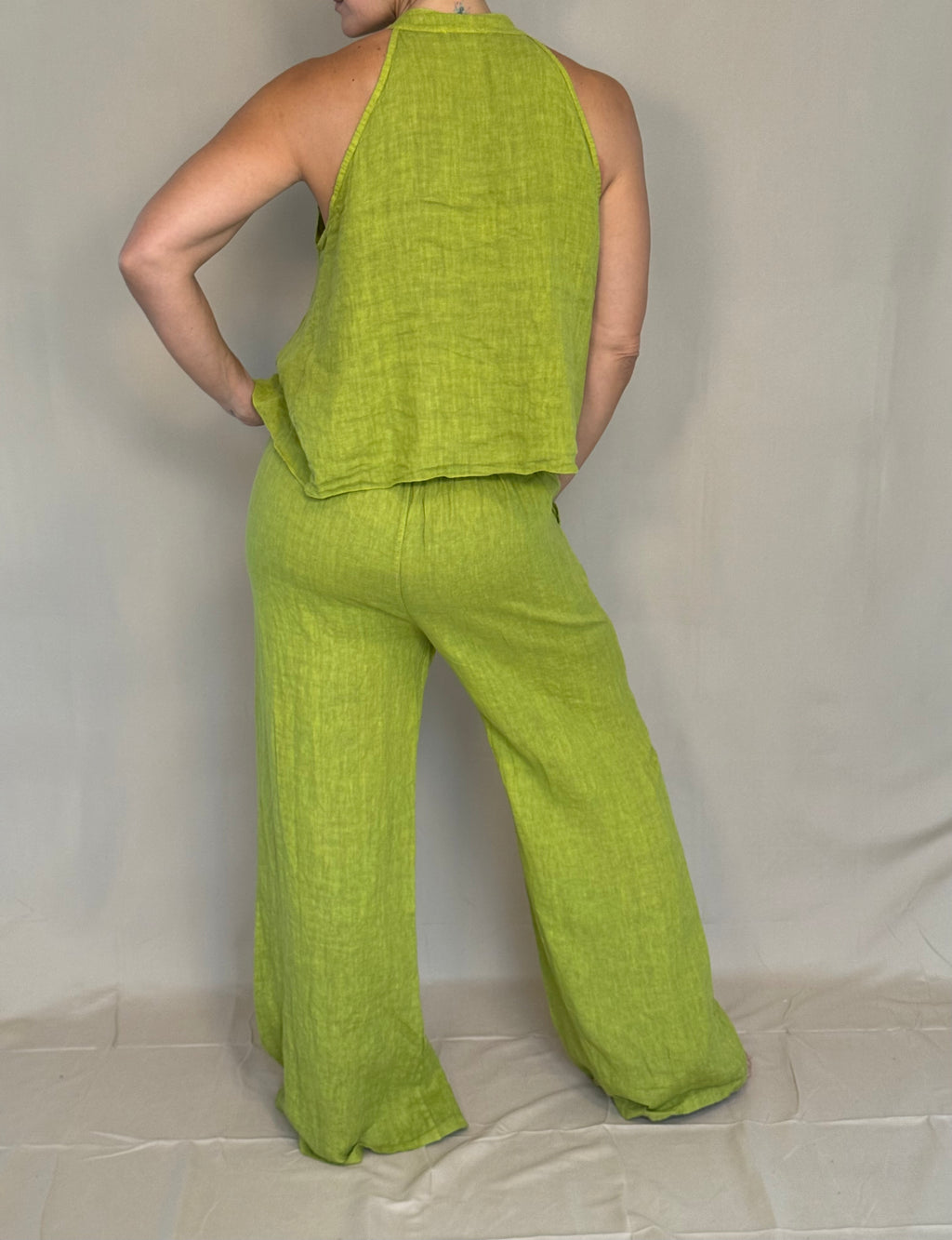 Pistachio Linen Muse Set