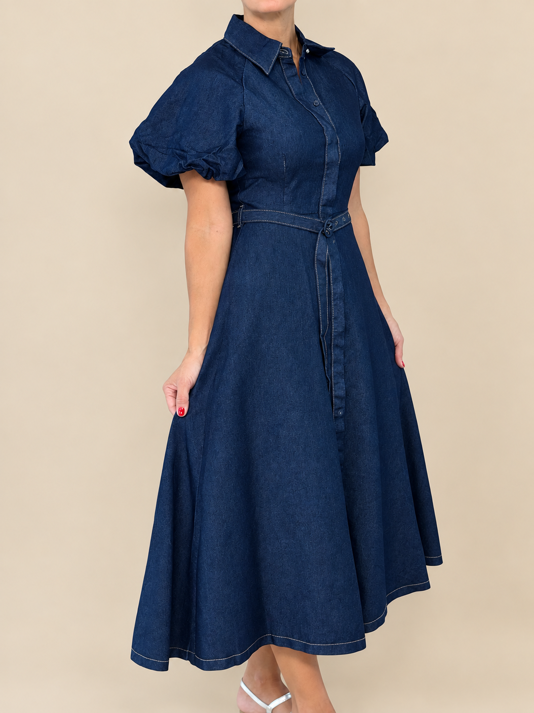 Bubble Denim Dress