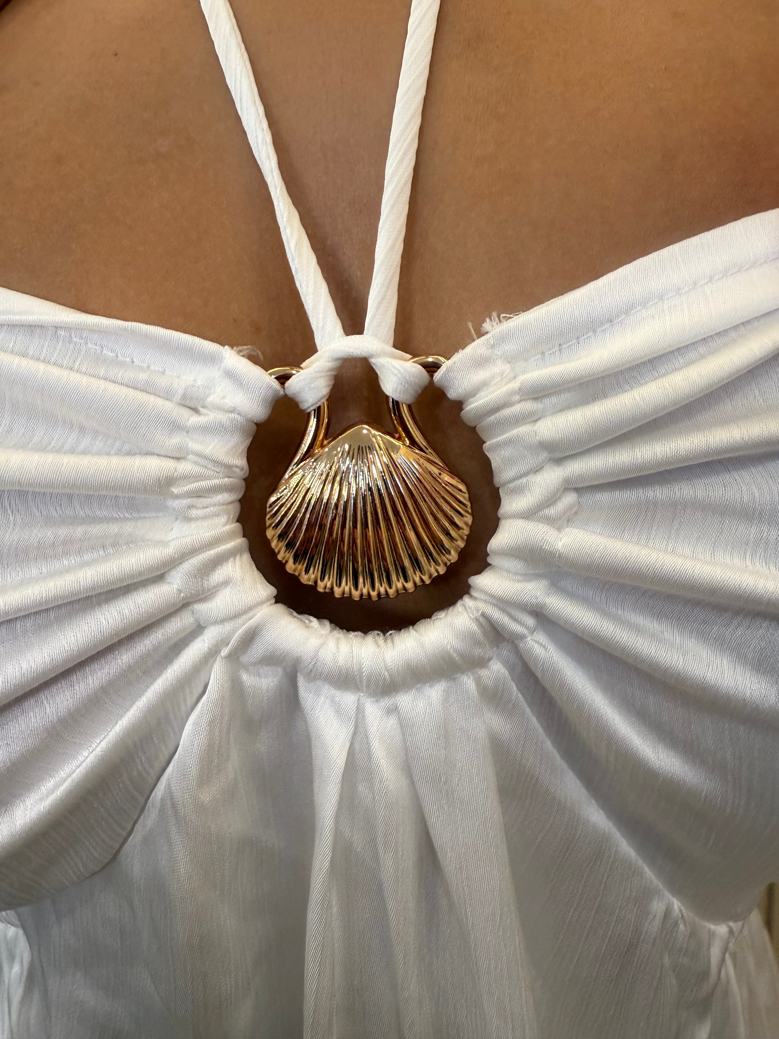 Ombre Seashell Maxi Dress