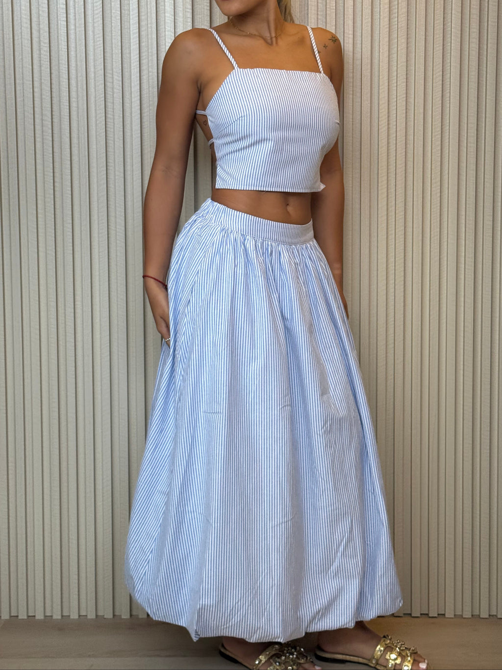 Open Stripe Bubble Set