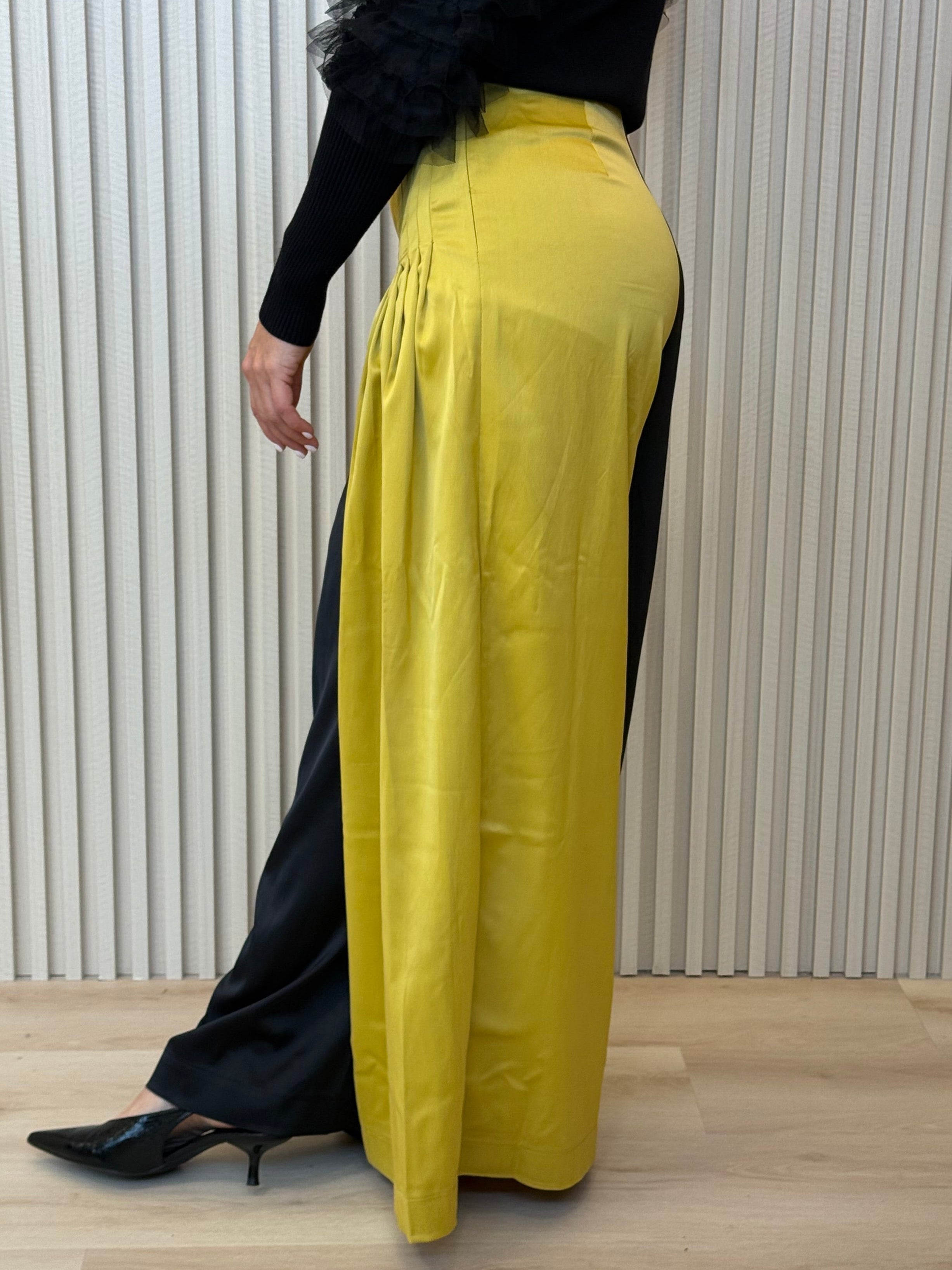 Color Block Wide Palazzo