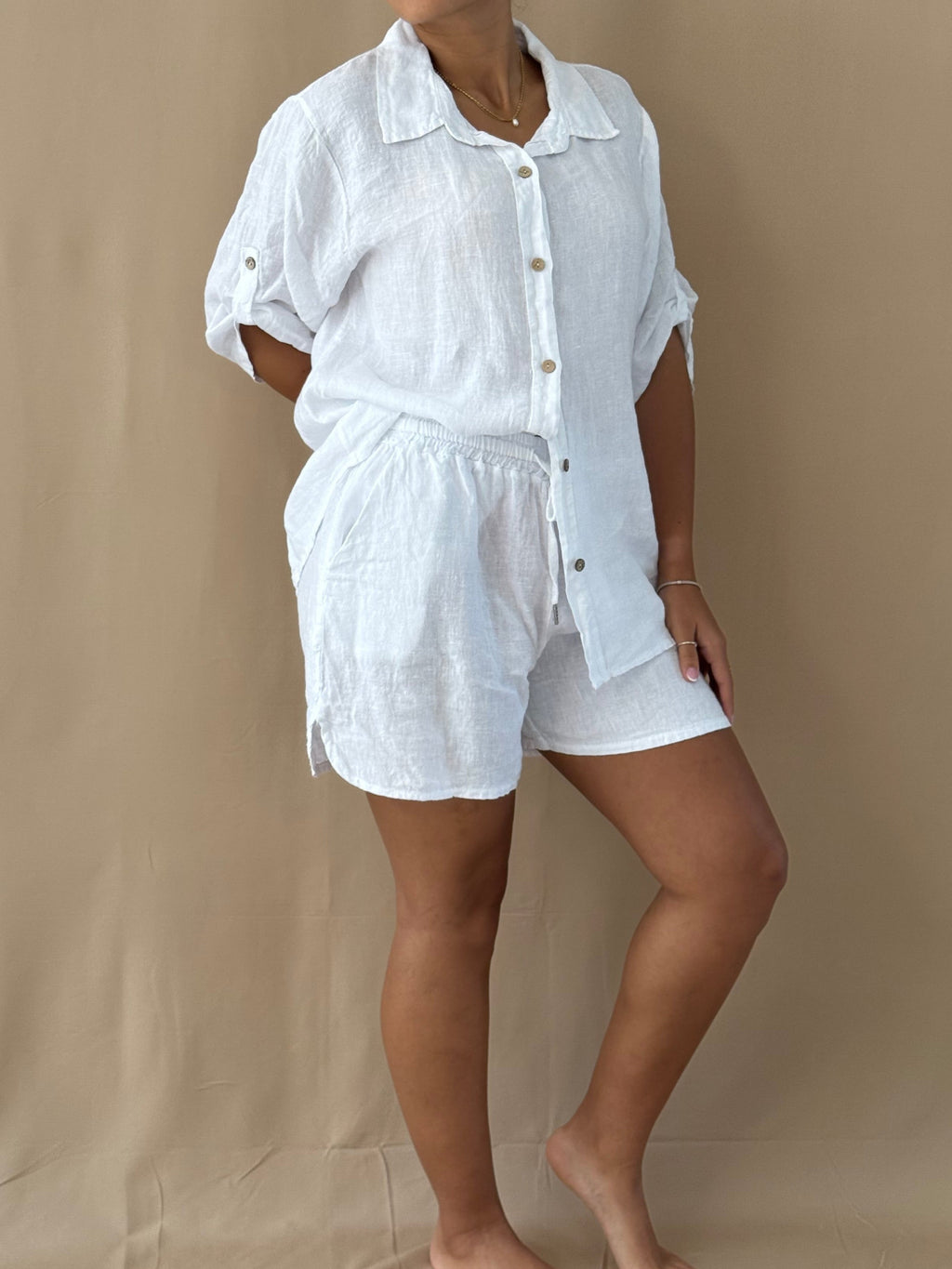 White Serenity Linen Set