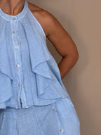 Baby Blue Linen Muse