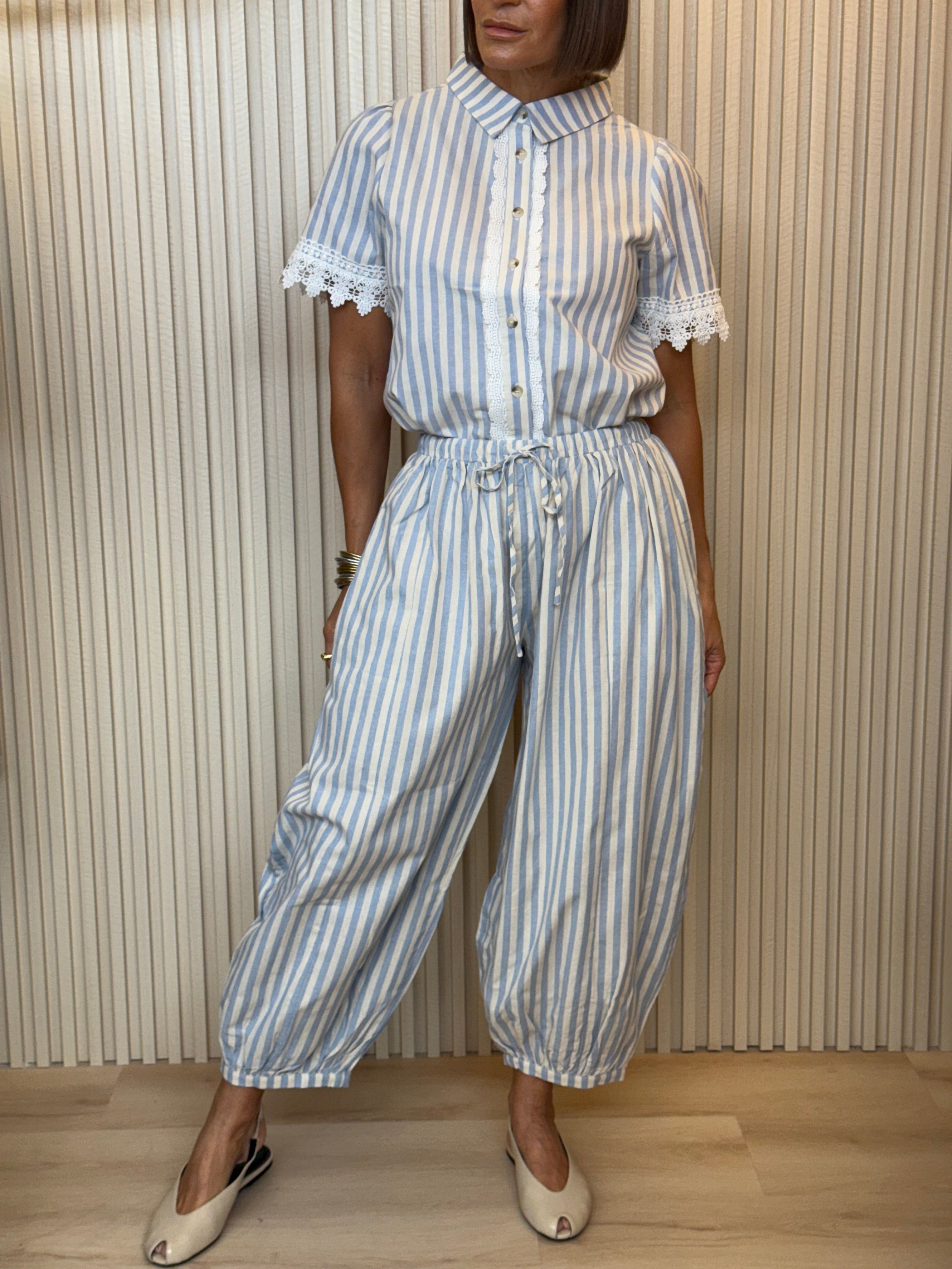 Barrel Stripe Lace Set