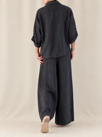 Noir Spark Linen Set