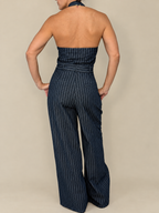Striped Jumpsuit