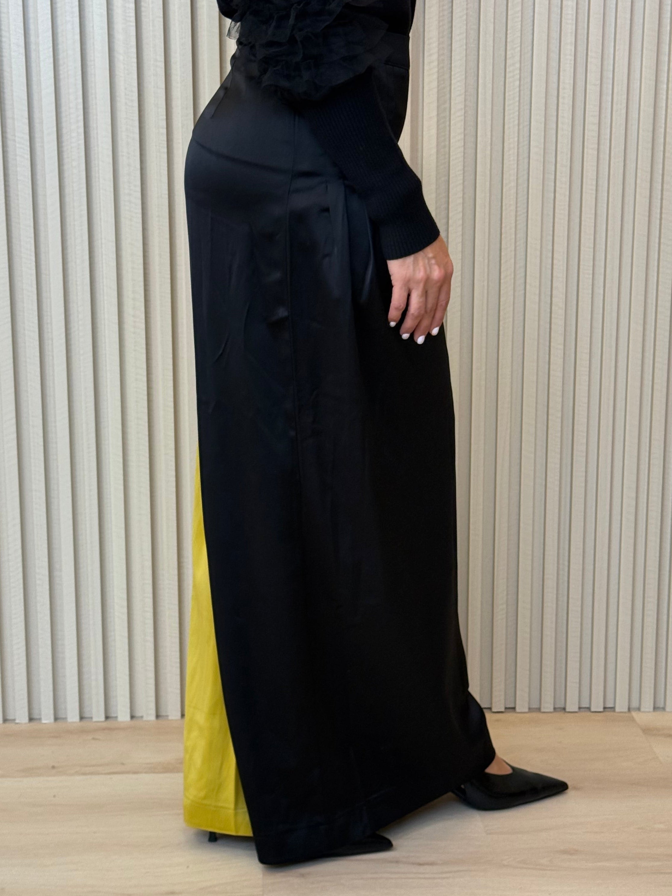 Color Block Wide Palazzo