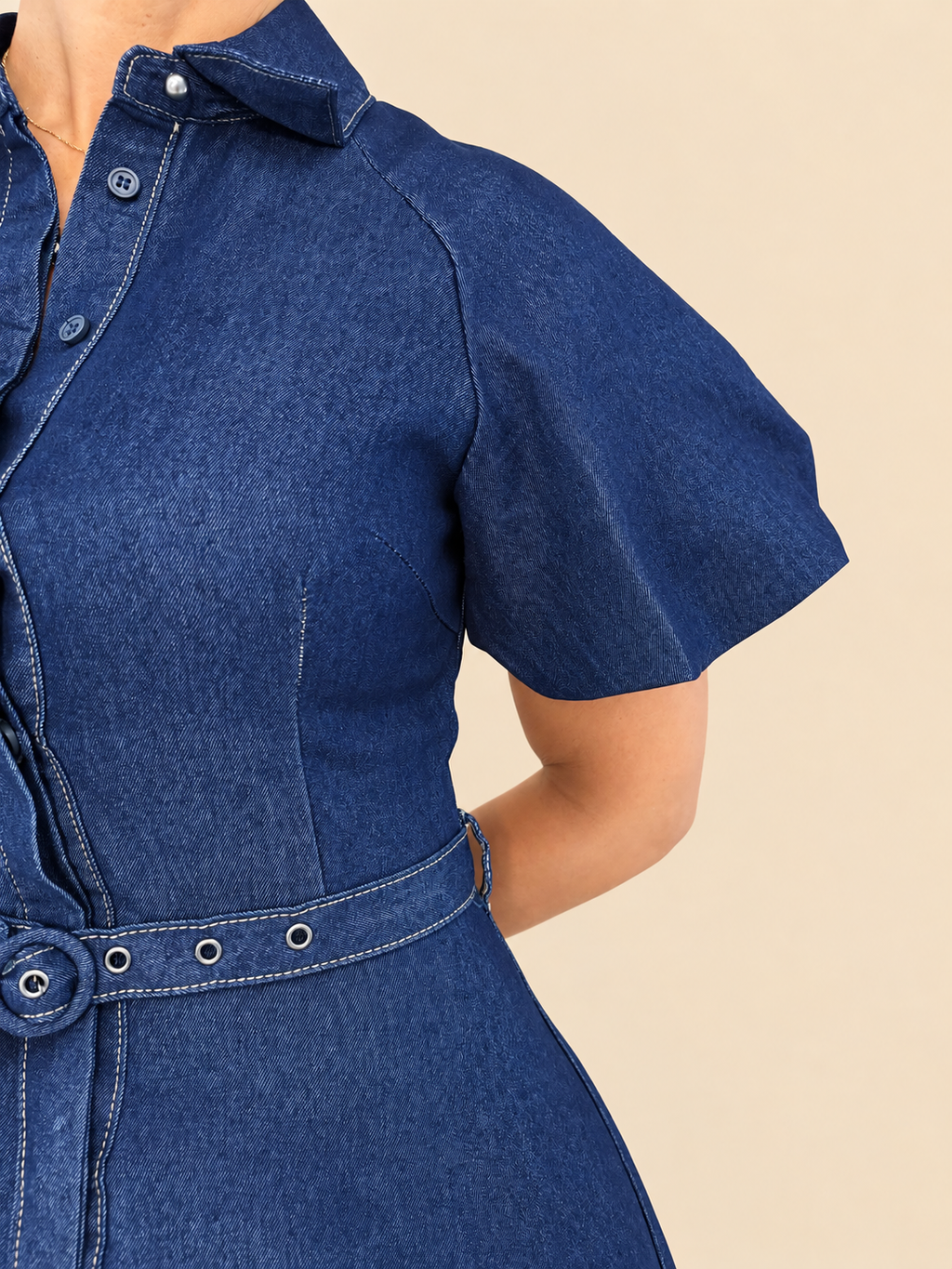 Bubble Denim Dress