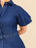 Bubble Denim Dress