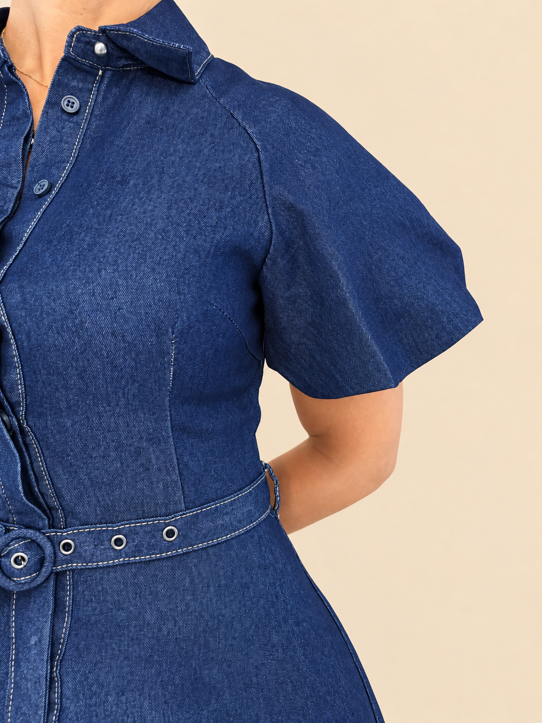 Bubble Denim Dress