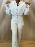 Collared Jacket & Pant Set