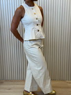 Ivory Vest Set