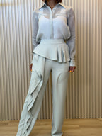 Sheer Shirt & Pant SET