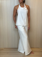 Ladies Woven Halter Set