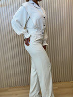 Collared Jacket & Pant Set