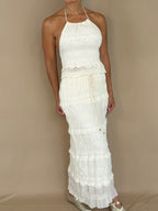 Crinkle Halter Set