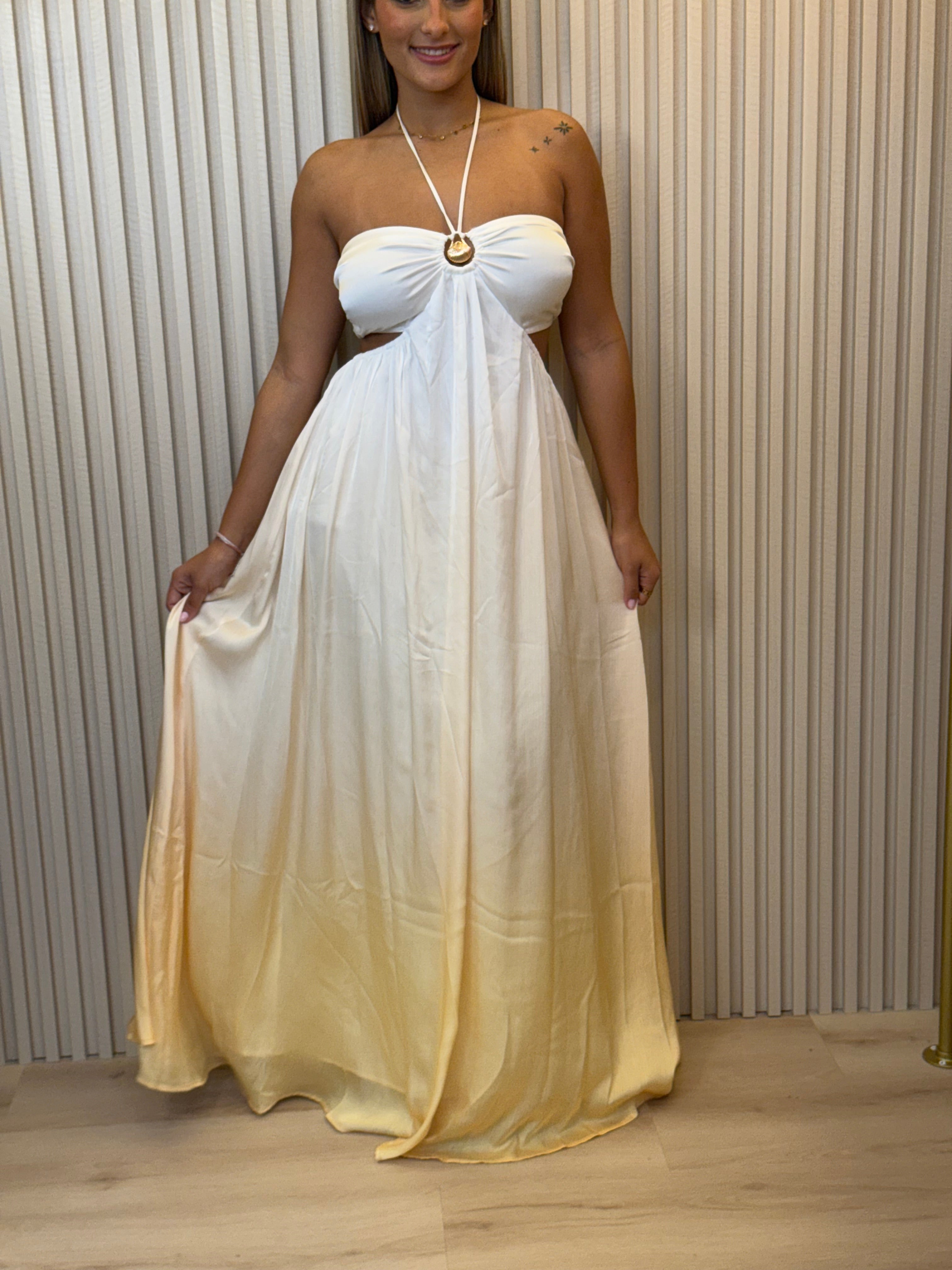 Ombre Seashell Maxi Dress