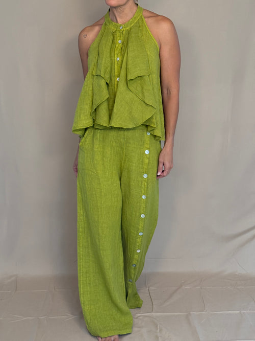 Pistachio Linen Muse Set