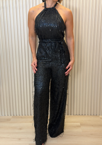 Shimmer Fringe Jumpsuit