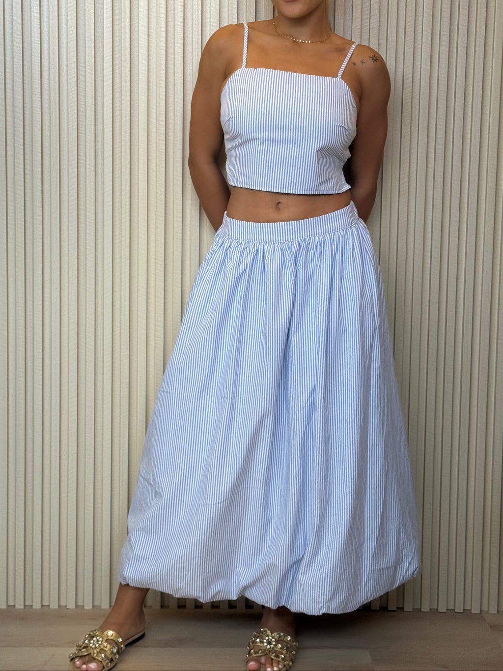 Open Stripe Bubble Set