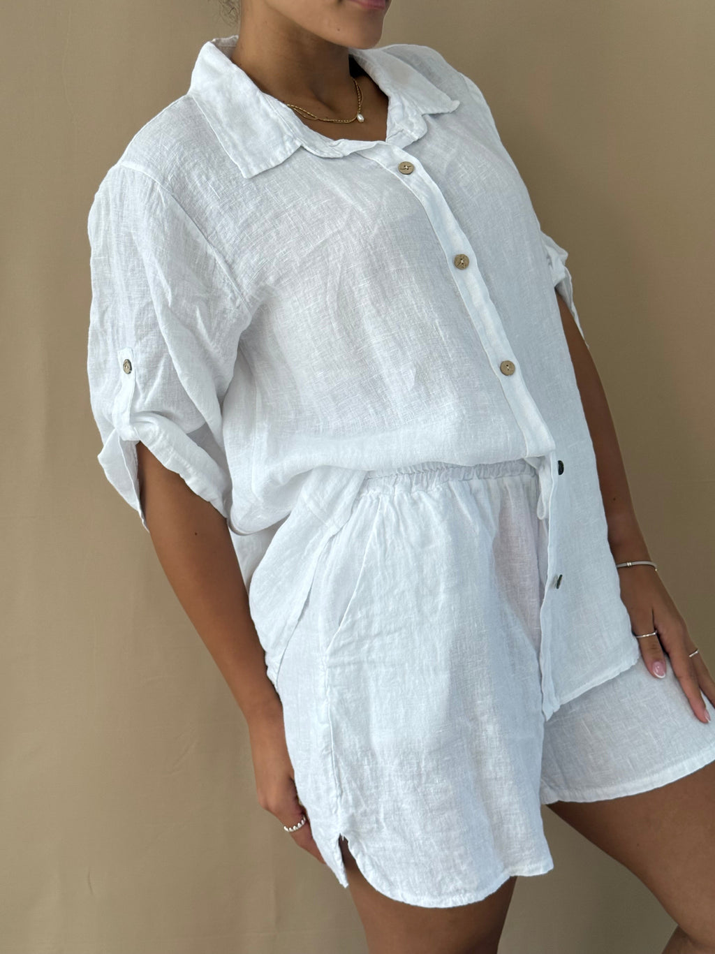 White Serenity Linen Set