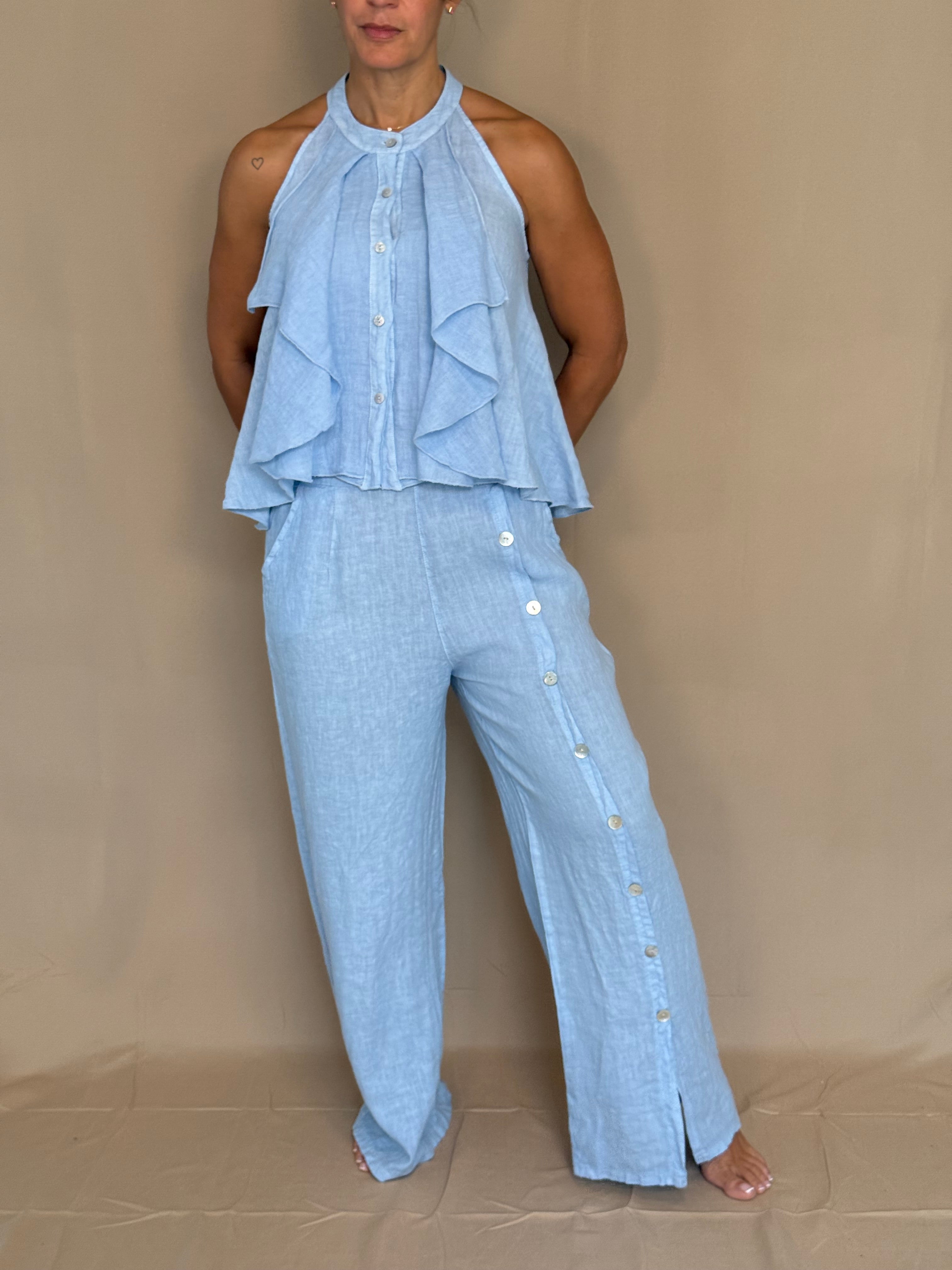 Baby Blue Linen Muse