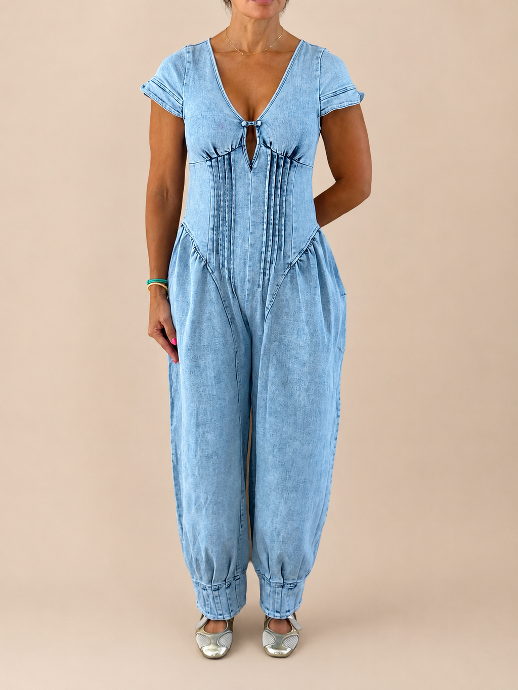 Cloud Denim Jumpsuit