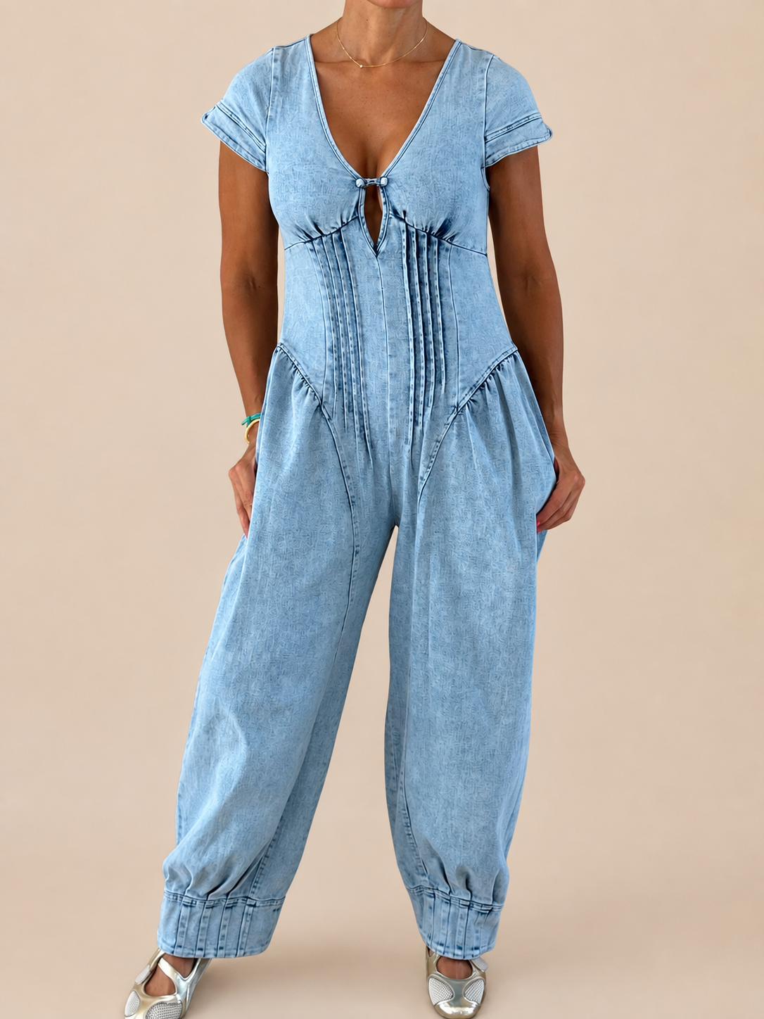 Cloud Denim Jumpsuit