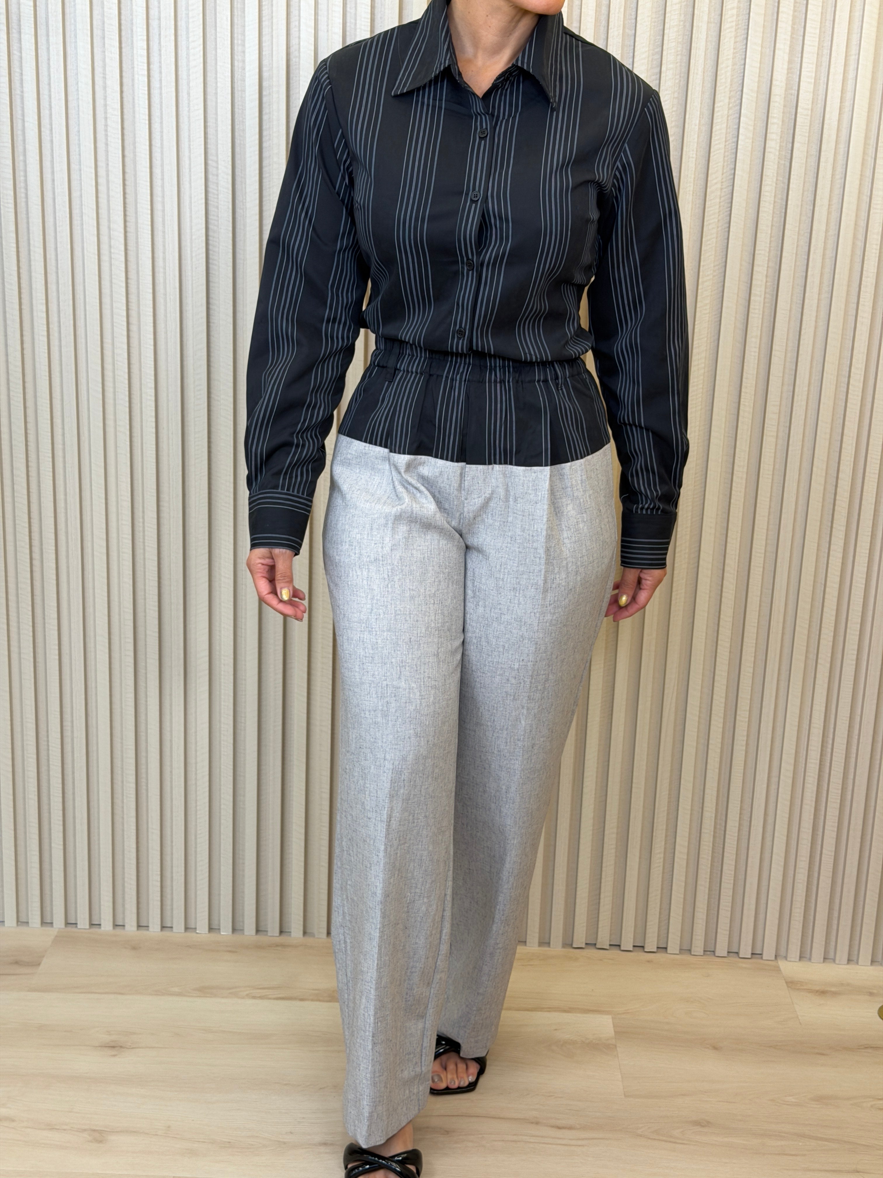 Grey/Back Open Back Set