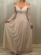 Illuminate Draped Maxi Dress