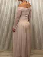 Illuminate Draped Maxi Dress